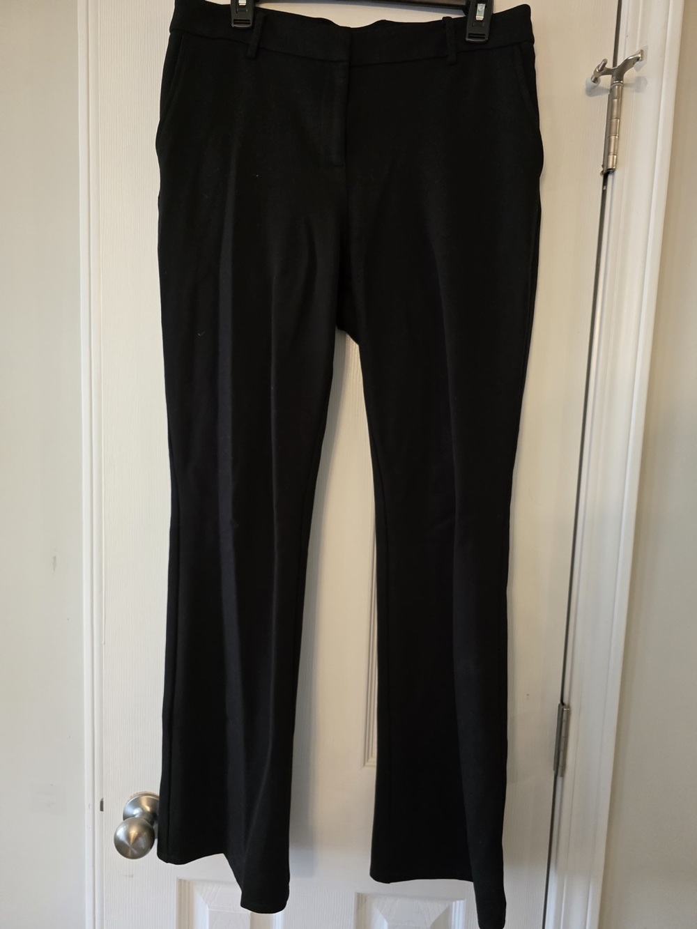 Anne Klein Black Women's Trousers with Signature Lion Tag Size 10
